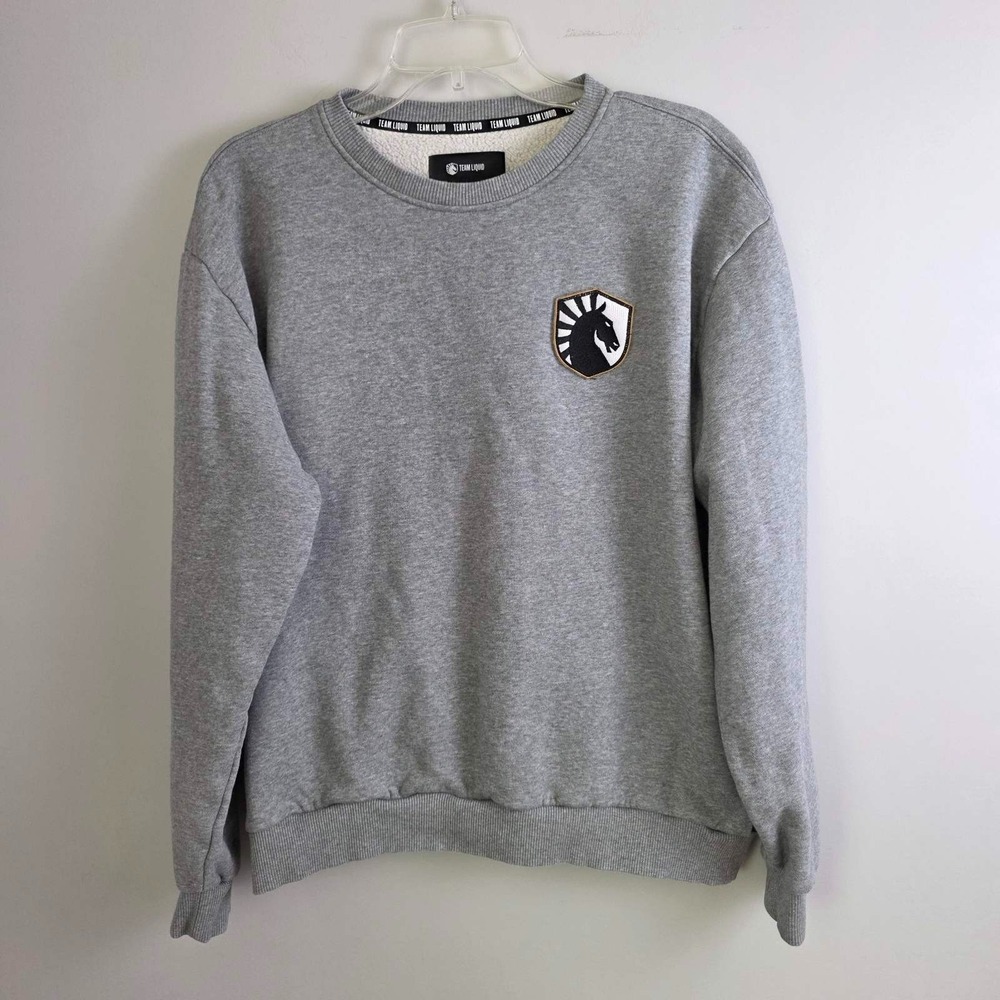 Team Liquid Crewneck Coordinates Graphic Men's Size L Large E Sports Sweater